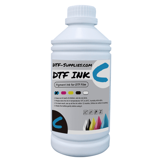 Cyan DTF Ink - High-Quality Printing Ink for DTF Printers